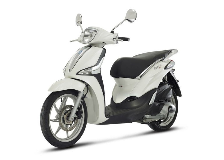 Perfil delantero Piaggio Lyberty 125 por Ibiza