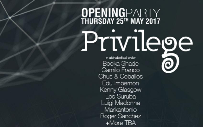 Privilege opening Ibiza 2017