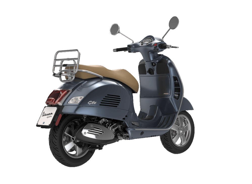 Vespa 300 GTS alquiler moto Ibiza detras