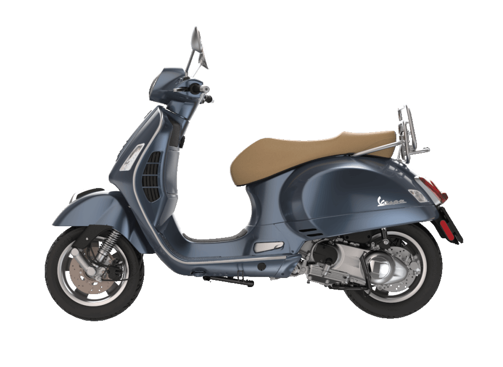 Vespa 300 GTS alquiler moto Ibiza lateral