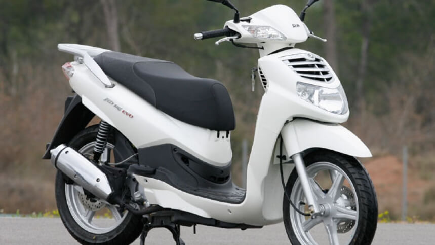 SYM HD alquiler moto Ibiza